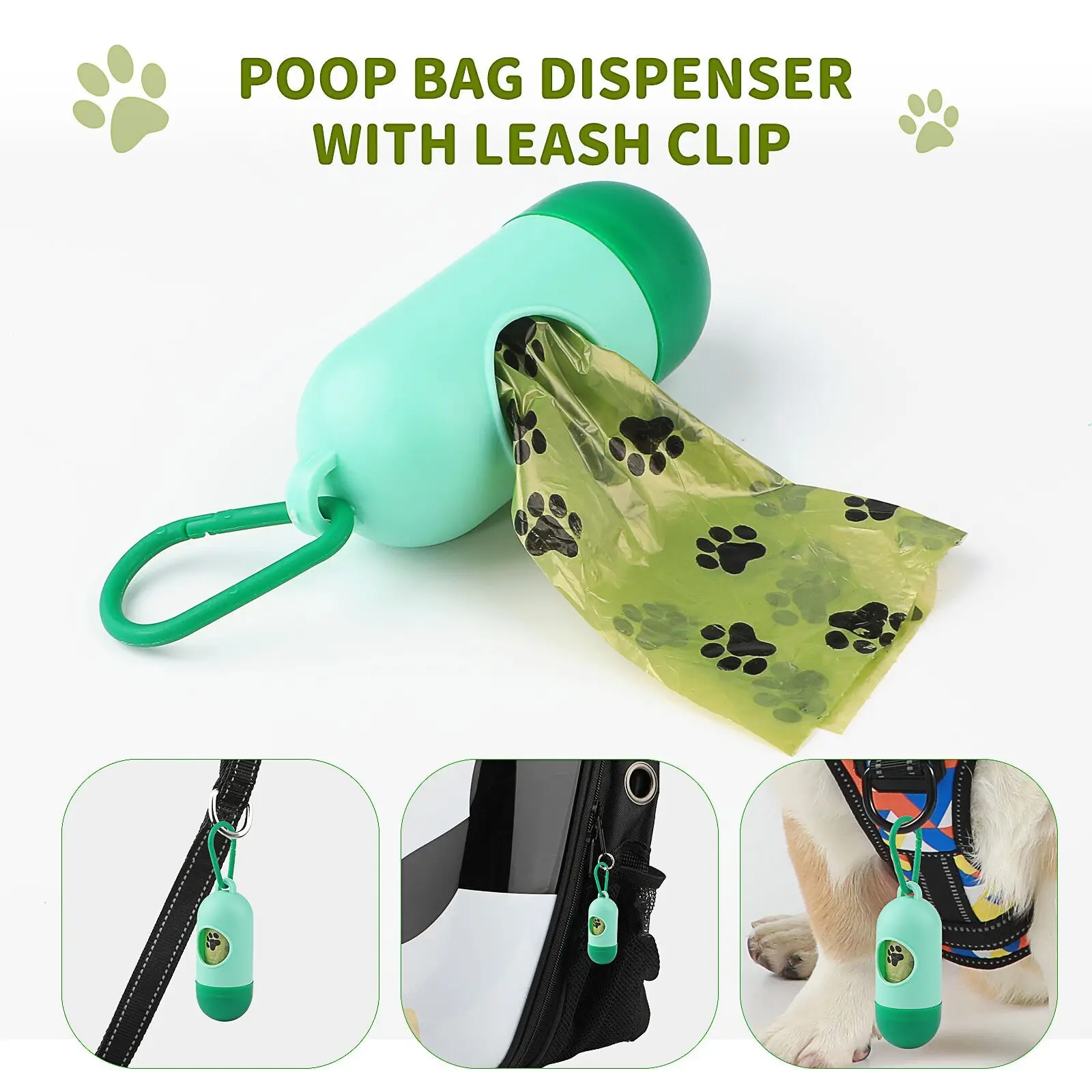 Wholesale high quality plastic customized 100% PLA eco friendly biodegradable pet waste dog poop bag