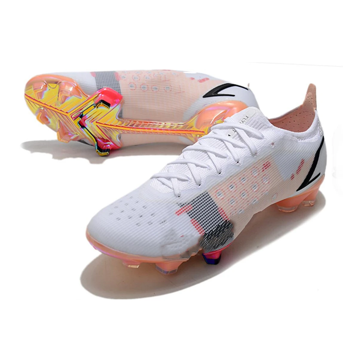 14th generation student low-cut waterproof knitted FG football shoes competition training shoes