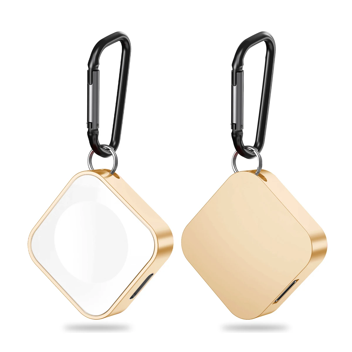 Portable Magnetic Smart Watch Keychain Travel Wireless Charger Power Bank Battery Pack