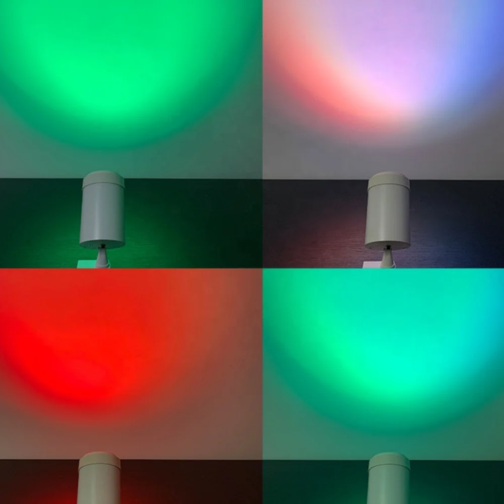 tracking spot light rgbcct RGB rgbw and tunable white track light 20W  DMX dali spot light with tuya app wifi zigbee