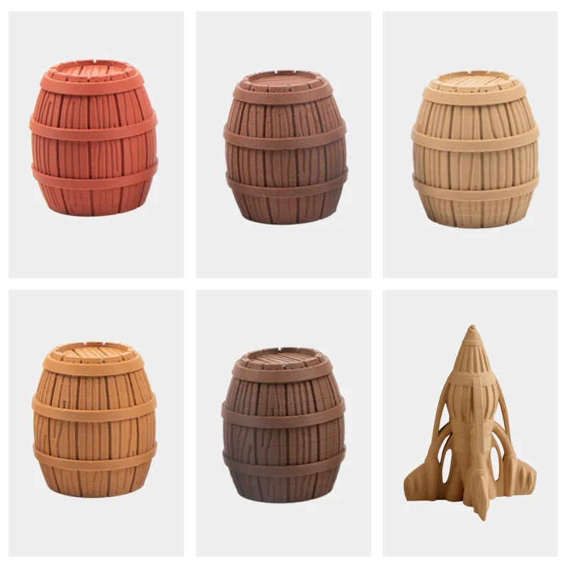 High quality iSANMATE wood filament with 20% wood powder wood effect filament with multi colors and factory wholesale price