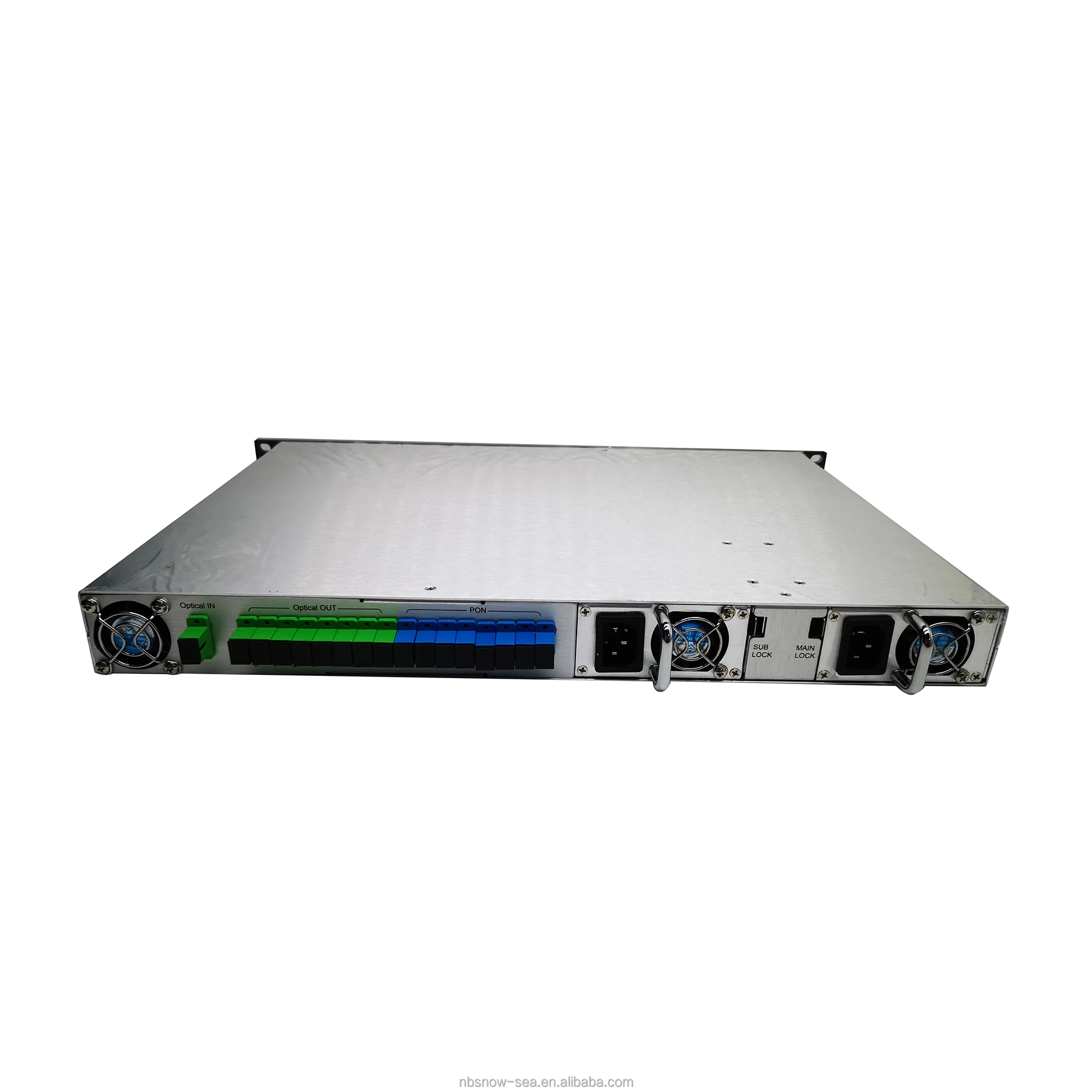 FTTH CATV GPON 1550nm EDFA 8 Port 19dBm Fiber Optical Amplifier EDFA with WDM