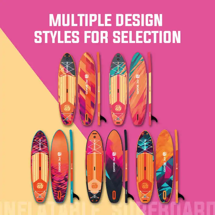 PIC Waterplay Surfing Yoga Board Fishing Inflatable Stand Up Paddle Boards 11 ft 6 Sup Board