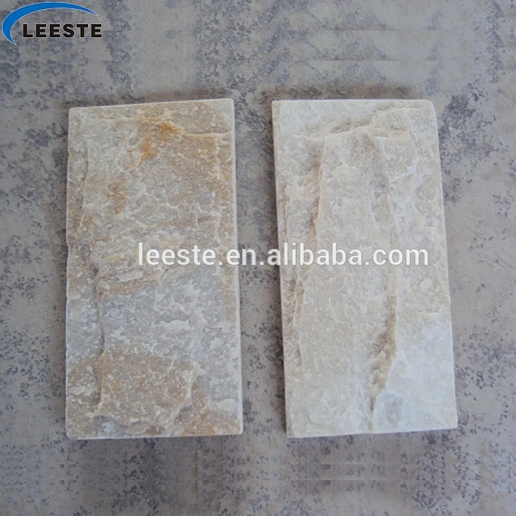 China Natural Irregular Wall Cladding Yellow Slate marble natural stone