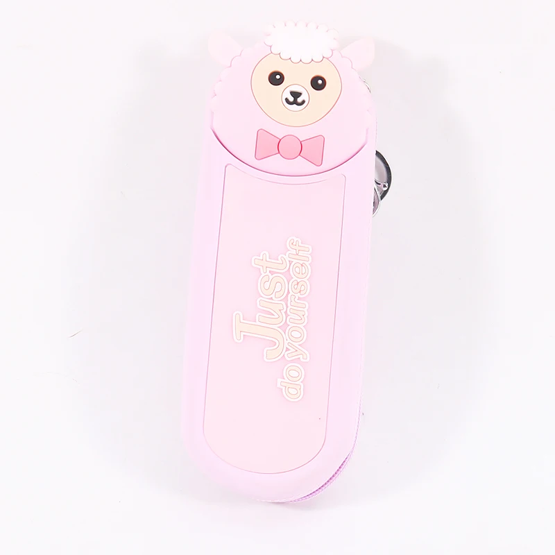  Animal Party pencil box pouch kids Cartoon image sheep school pen bag fashion stationary cases