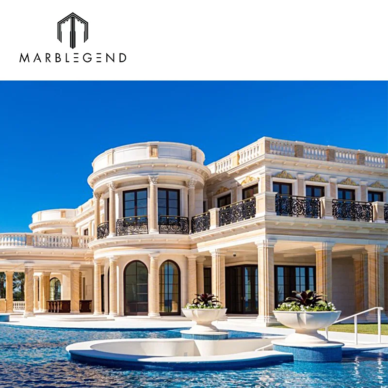 Turnkey Stone Curtain Wall Solutions Georgian style Manor House Facade Provider