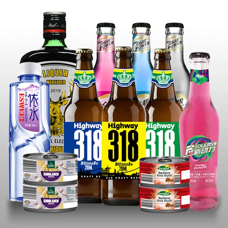 Custom Printed Sticker for beer bottle,Packaging Adhesive label Printing Supplement
