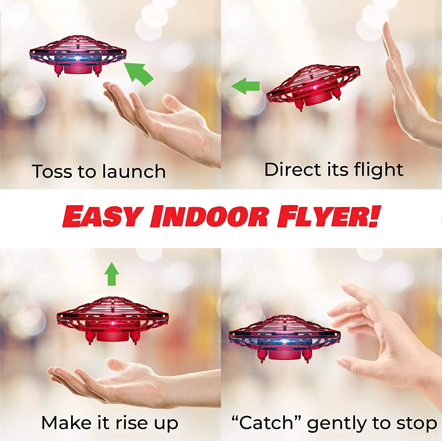 Flying Spinner Flynov Mini Finger Drone Amazon Selling Flying Drone Ufo Spinner