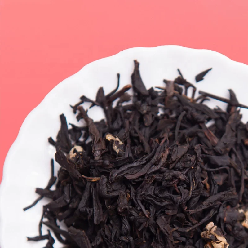 Customize High Quality Chinese Tea Flavored Tea Lychee Black Cup Loose Leaf Tea