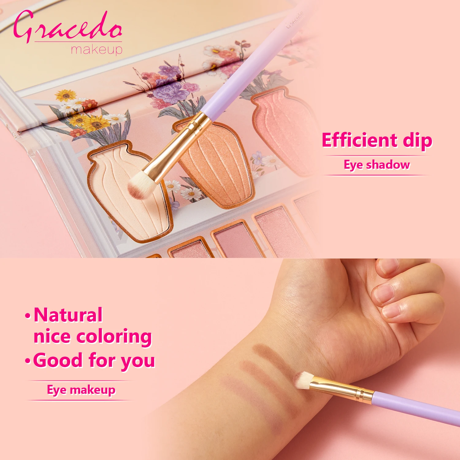 GRACEDO 2023 Brush Make Set Up Luxury Makeup Brush Set Kit Wholesale Wood Handle Private Label Foundation Cosmetic Makeup Brush