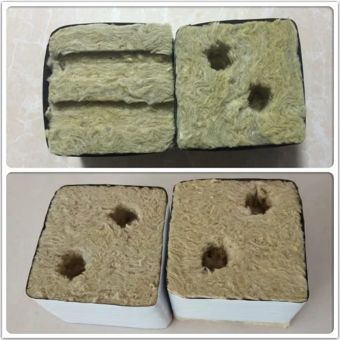 Rock wool Cubes Grow Cubes for Hydroponics Cuttings Cloning Plant Propagation 6 inch