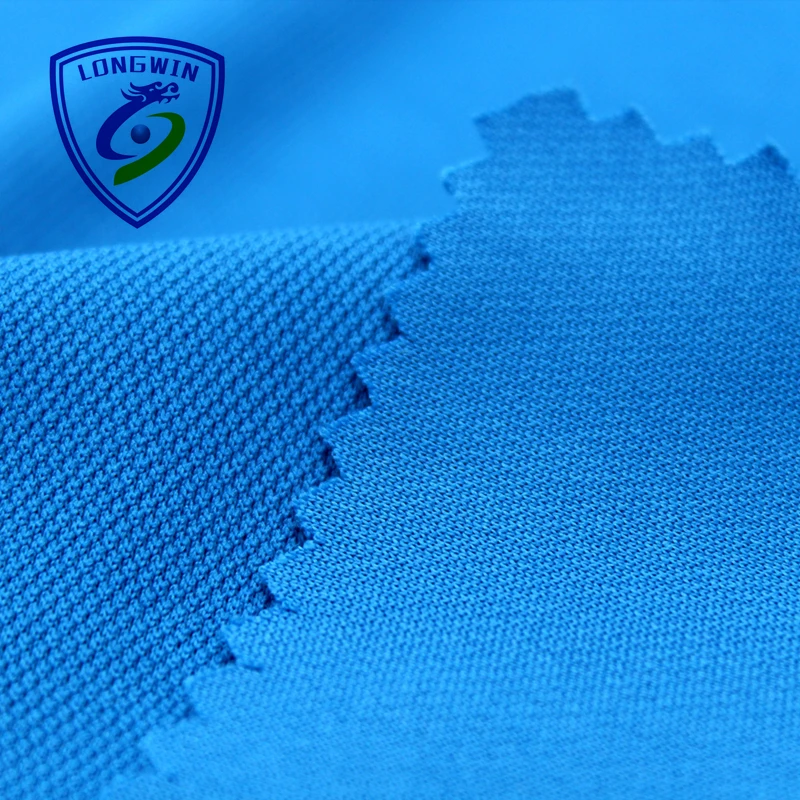 Polo Shirt outdoor sports work suits hats labor vest 100% coolpass brand cross section polyester knitting pique mesh fabric