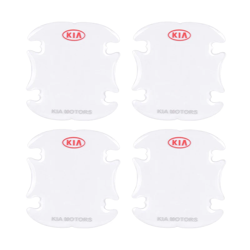 Carbon fiber Car door bowls guard sticker with epoxy carbon fiiber vehicle door handle protector Door protective sticker