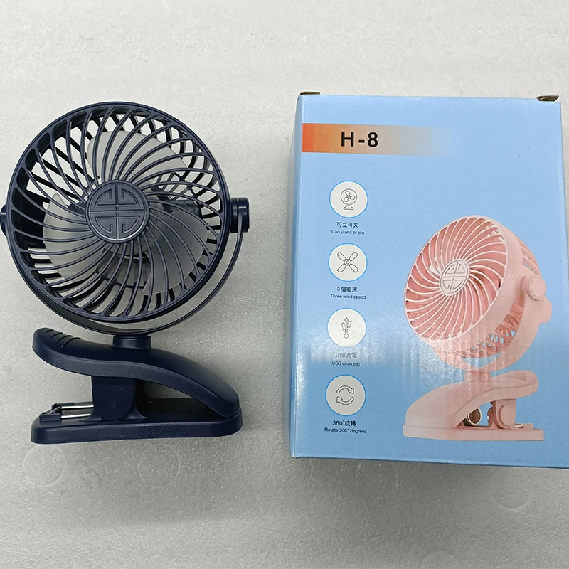 Hot wholesale factory rechargeable mini fan portable handheld usb clip hand fan
