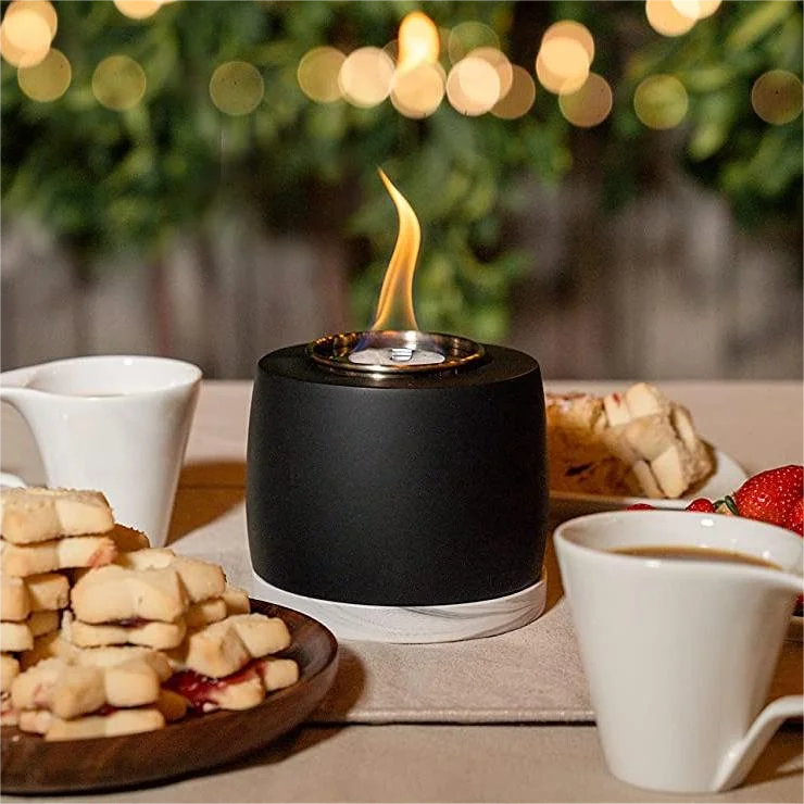 High Quality Mini Bio Ethanol Fireplace Portable Concrete Fireplace Table Top Fire Pit Bowl Smokeless Outdoor ethanol Fire pit