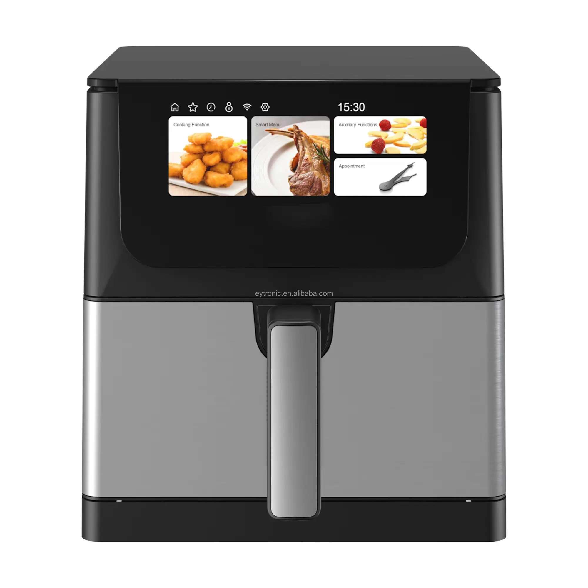 Latest R&D Multi-function 8L TFT Air Fryer With Intelligent TFT Screen Contains a Massive Collection of Recipes
