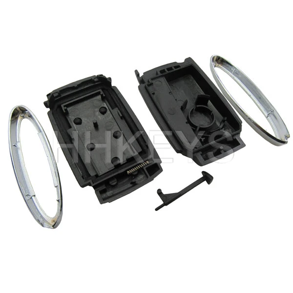 Remote Keyless Fob Key Case Shell For Jaguar X S-Type XF XK XKR 5 Button Smart Car Key