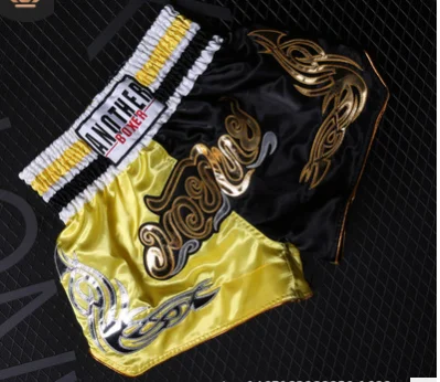 Custom 100 Polyester Elastic Fight Shorts Wholesale Muay Thai Boxing Short Martial Arts