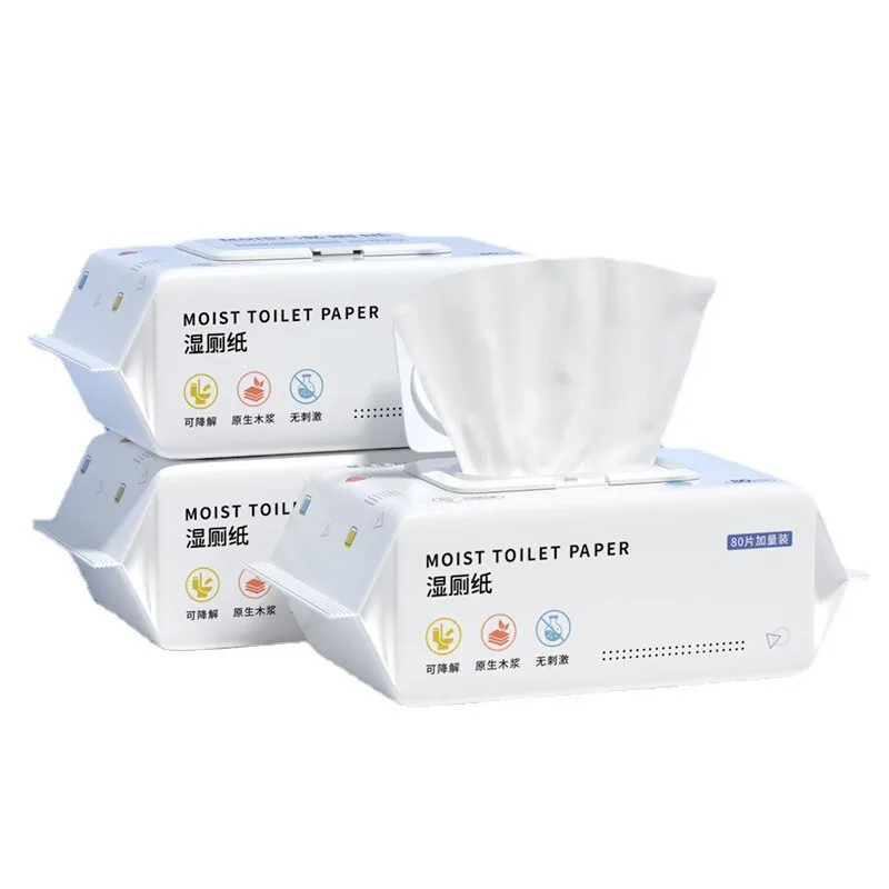 OEM  baby eco bamboo ecological flushable biodegradable body wipes wet wipes flushable Flushable Wet Wipes