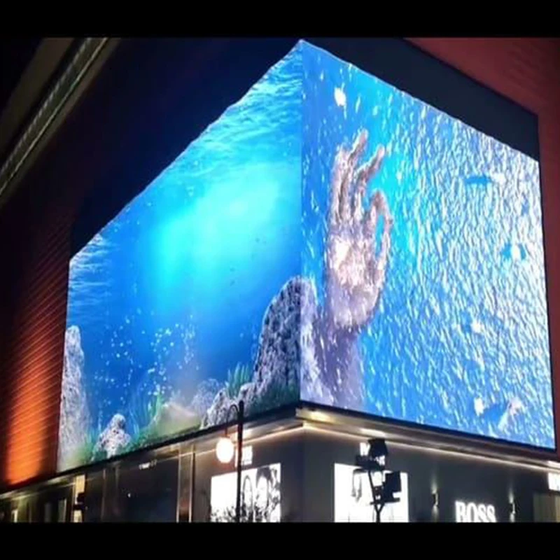 Высококачественный 3d светодиодный экран по заводской цене 3d реклама наружный голограммный светодиодный экран