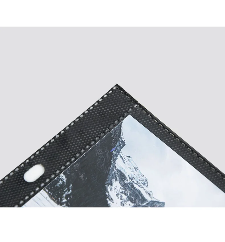 Premium 5 Pocket Photo Album Refill Pages Clear PP Plastic Side Loading Photo Sleeves for 3 Ring Binder & D-Ring Scrapbook Album