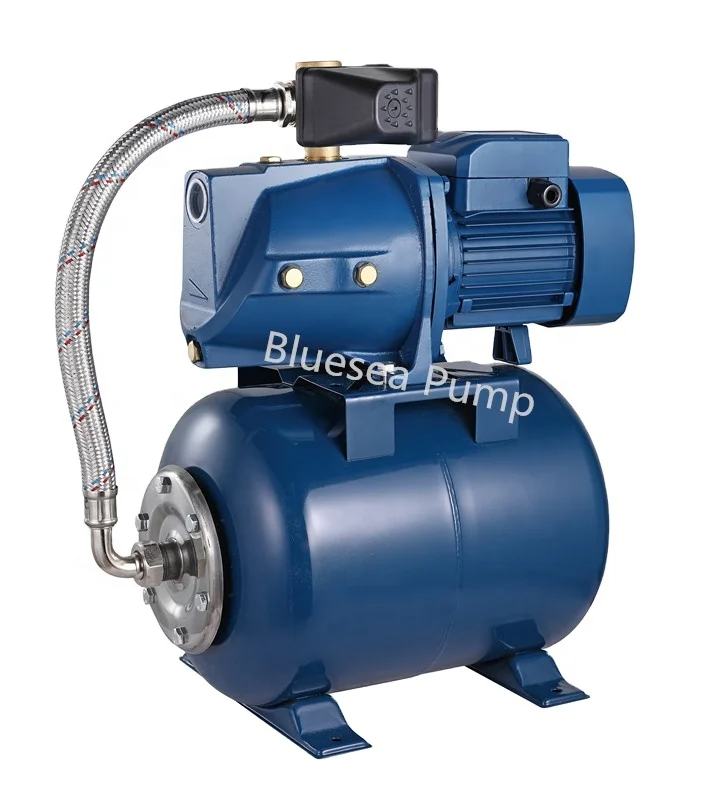 High Pressure 0.5hp 1.0hp 1.5hp automatic Single-stage jet pump with flexible hose and tank and pressure switch