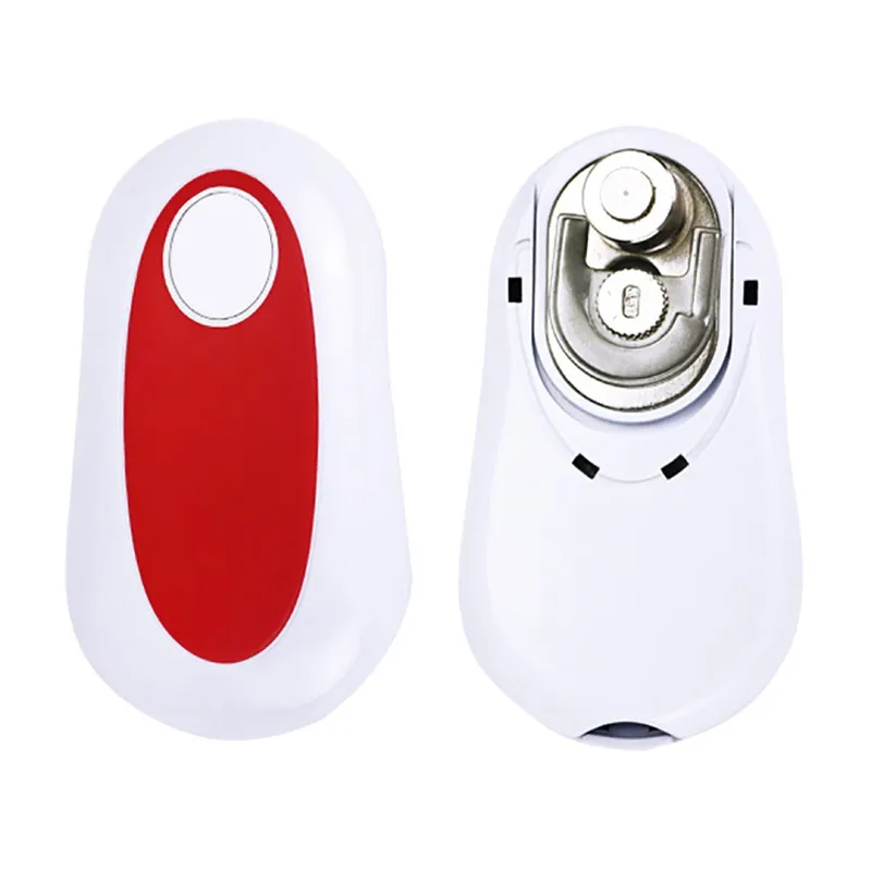 Electric Can Opener Smooth Edge Practical Automatic Jar Bottle Openers Home Kitchen Battery Operated Handheld Can Tin Opener