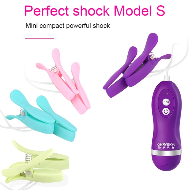 
Nipple clip SM tools of torture remote control female passion appliances husband and wife sex goods appeal to fairy click orgasm 