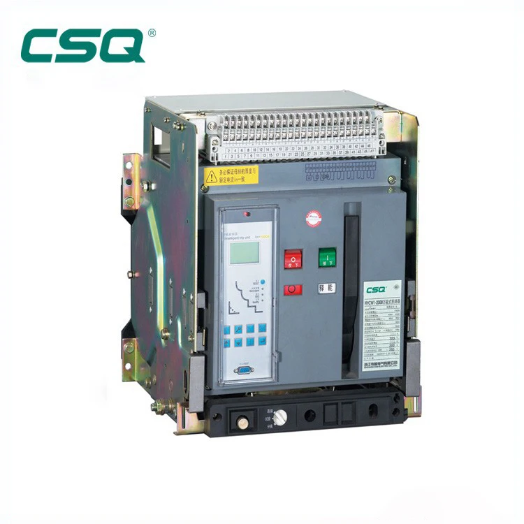 
China supplier AC 400V electrical 4P fixed Air circuit breaker 2500A ACB CE CB 3 pole universal air circuit breaker manufacturer 