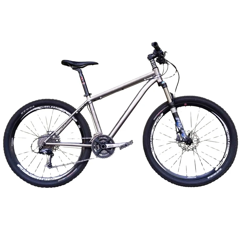 Hot and popular Titanium road bike frame 700C XT XTR 105 brake 22 speed with 53/39 or 52/36 crackset