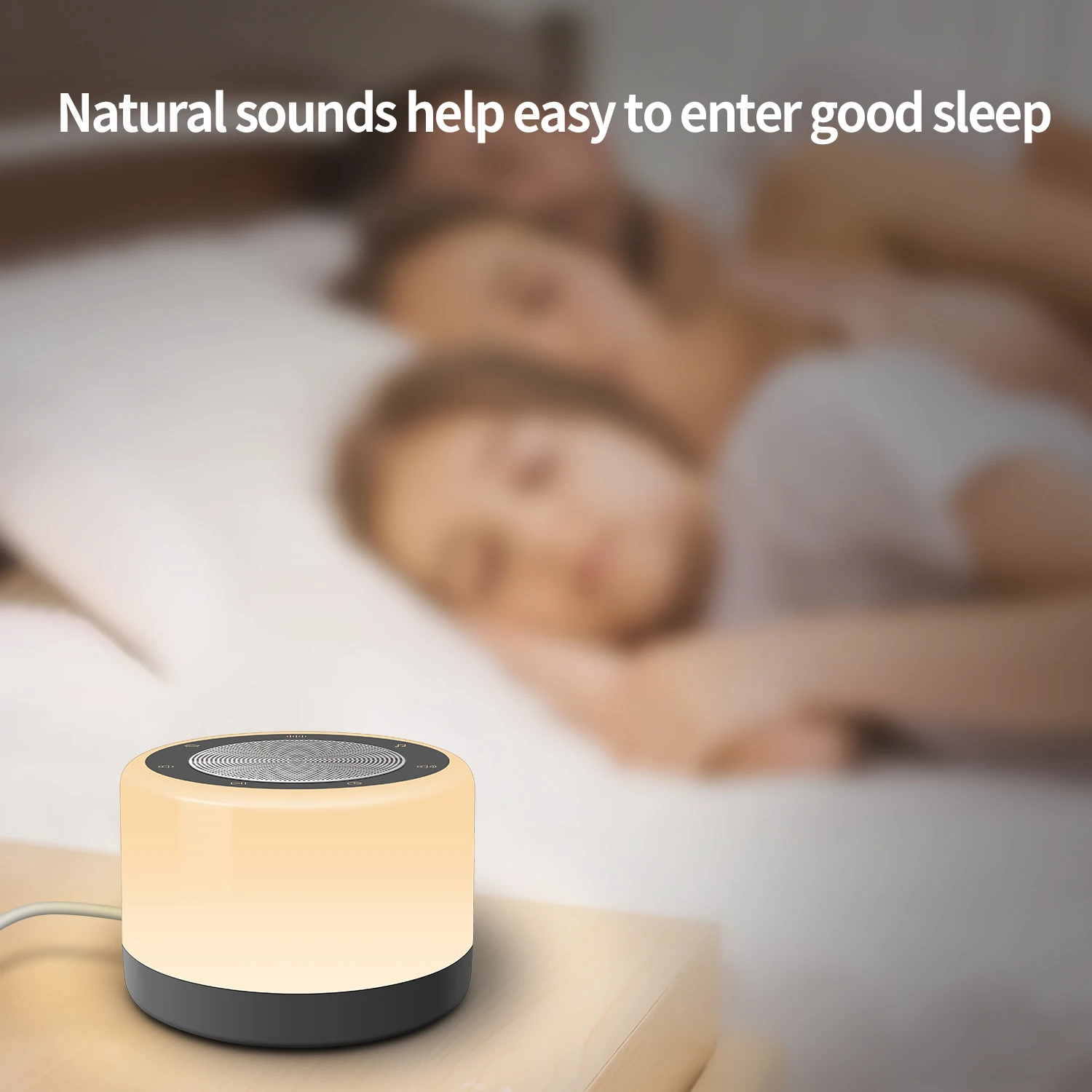 Hot sale night lamp light sound machine white noise machine sleep adis
