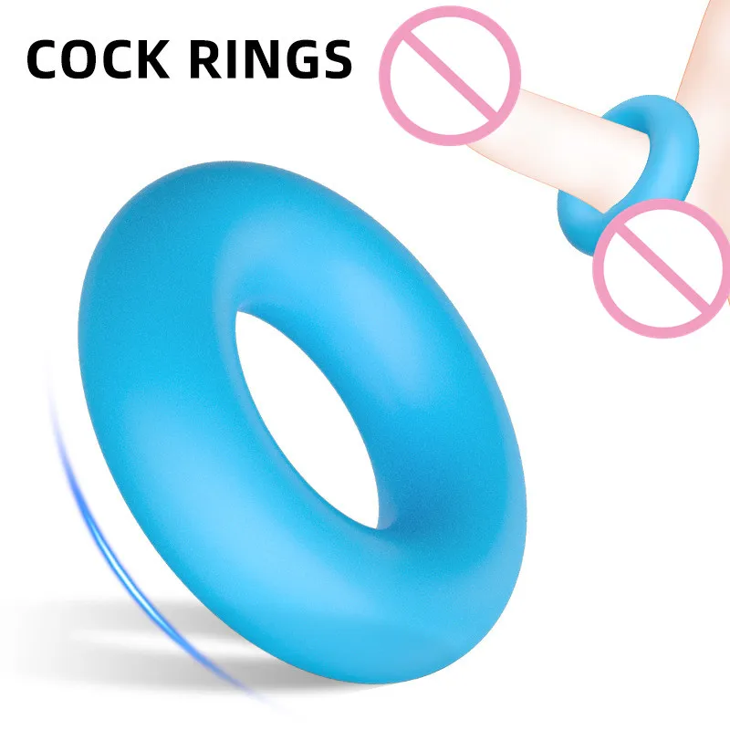 Penis Cock Ring on for Men Delay Ejaculation Erection Sex Shop Toys for Couple Sex toy Penis ring Man Dick Enlarger Rings