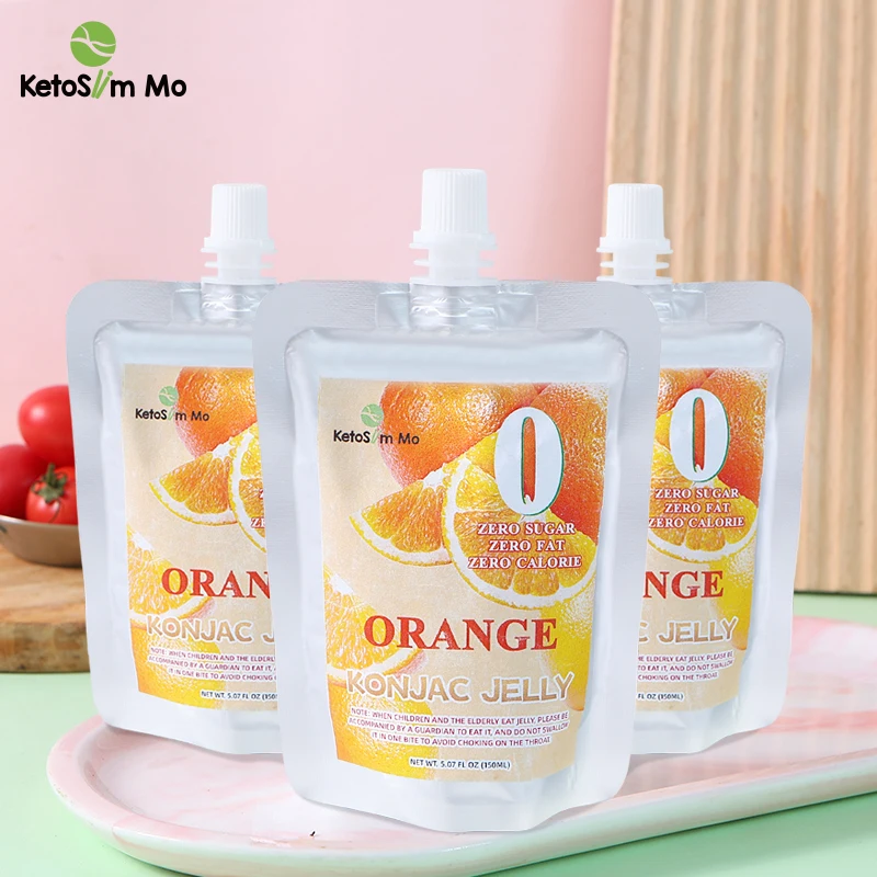 Real Fruit Juice Konjac Jelly Low Fat Sweet Delicious Casual Snack Adults Bulk Pack Grape Halal Jelly