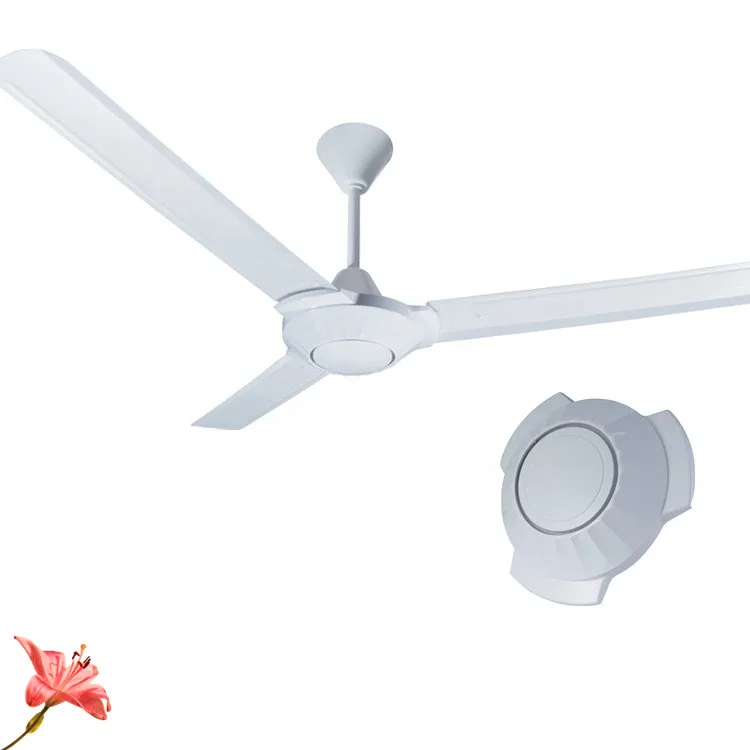 56/60 inch 1500mm big power super cool white industrial ceiling fan with fuse protected quiet copper motor to Malaysia Vietnam