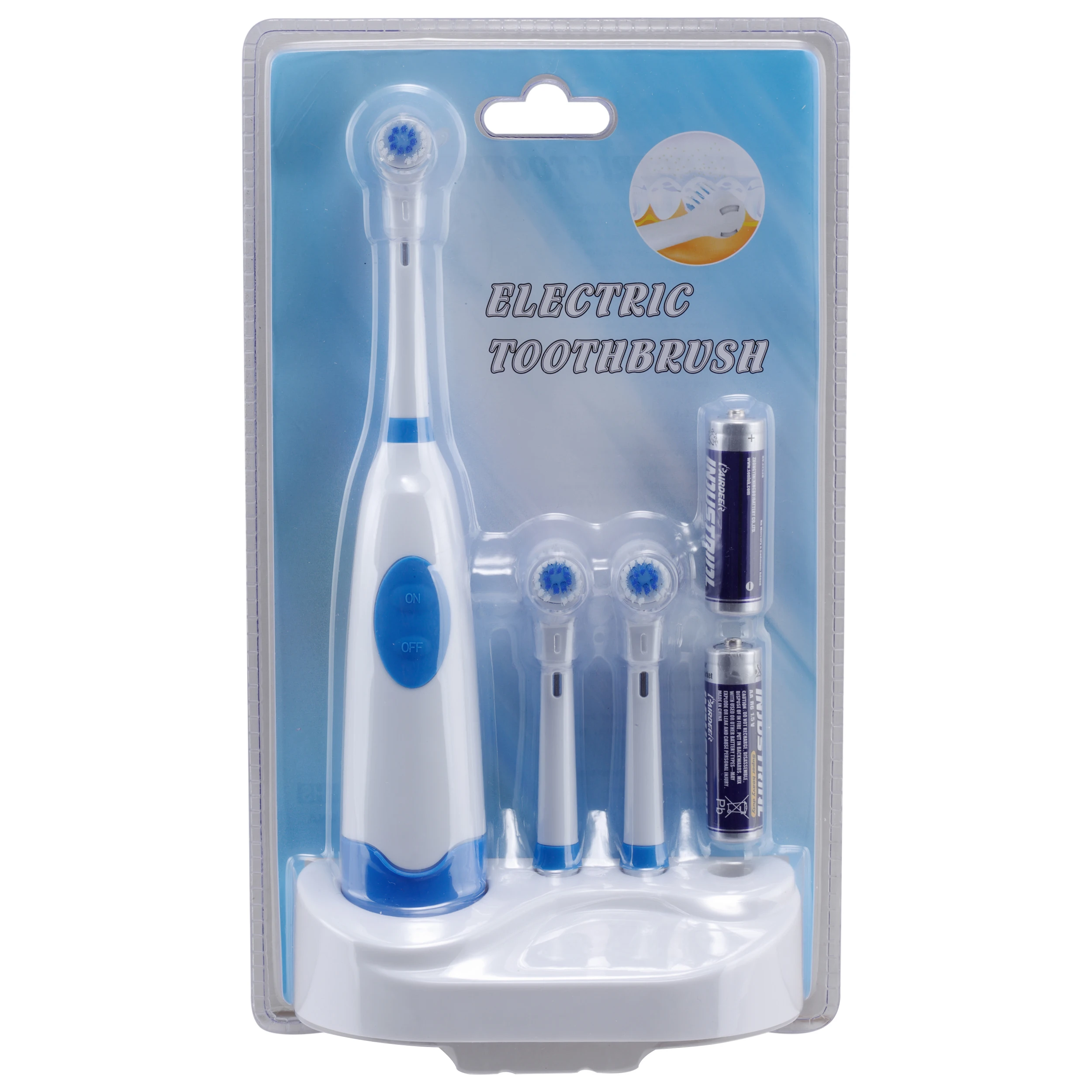 Дешевая одобренная BSCI электрическая зубная щетка с аккумулятором для взрослых