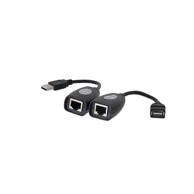USB extender RJ45 50M USB Extension adapter USB/RJ45 extender Extension RJ45 Cat5e/6 Extender Cable Network 150ft