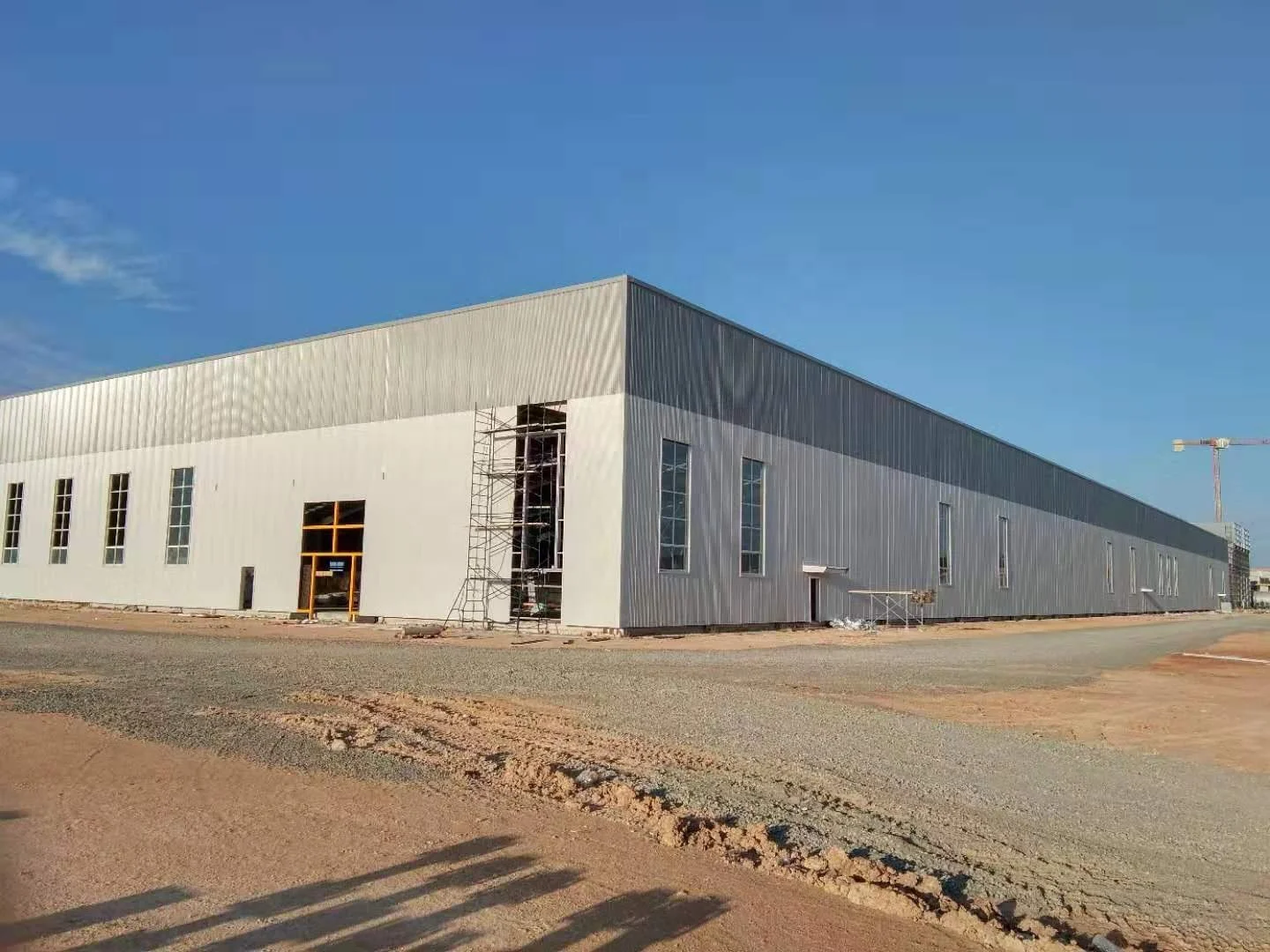 real estate hall prefabricated wed steel structure build warehouse shelf and panel steel building