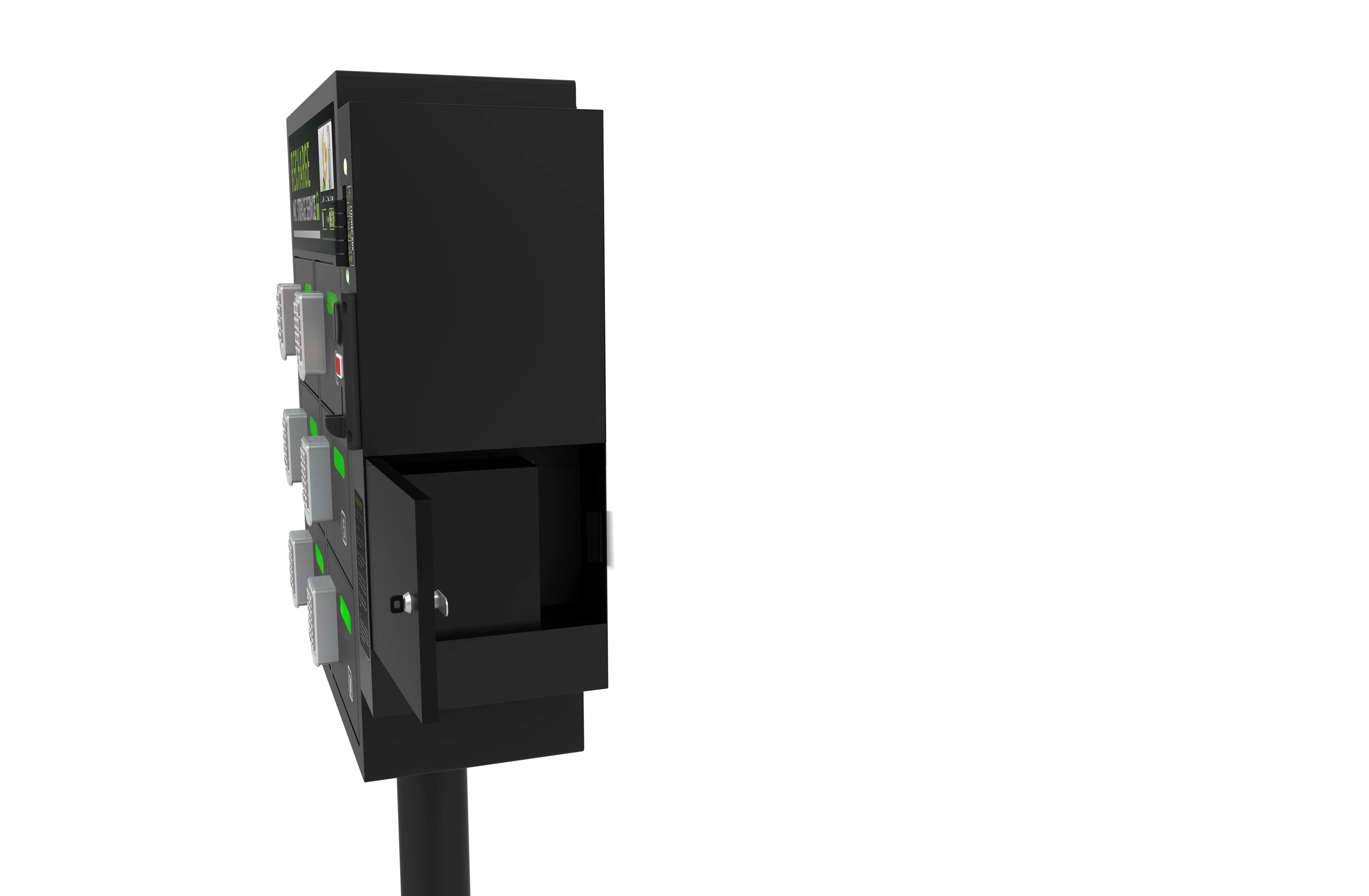 Restaurant cell phone charging station kidigi charging station coin operated locks