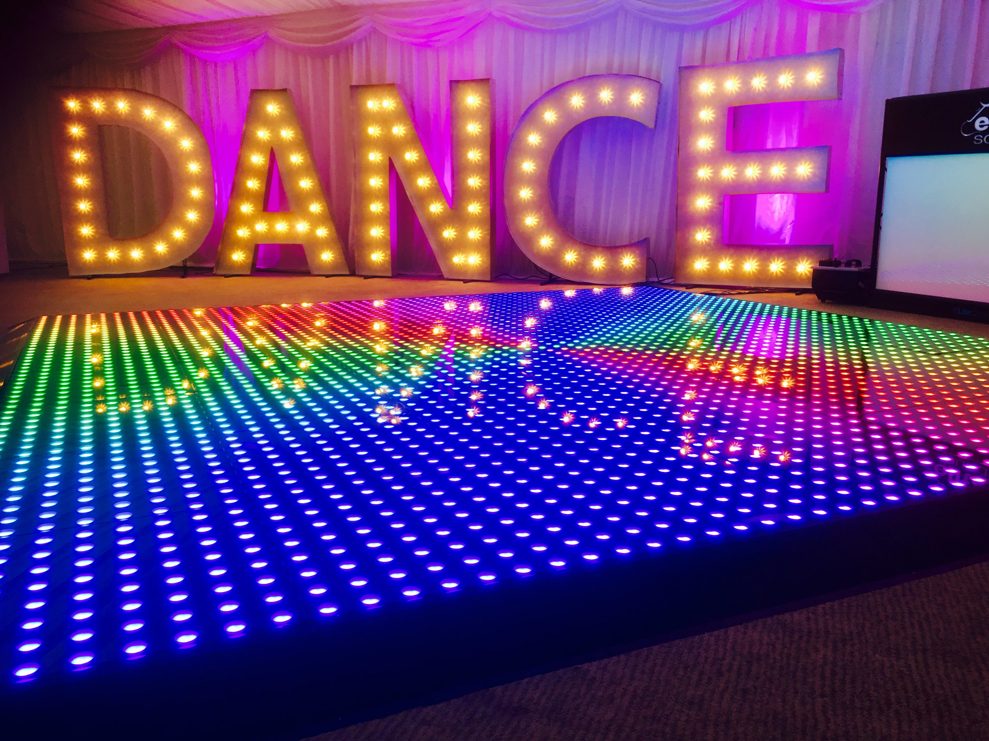 Interactive Led Dance Floor Screen Light
