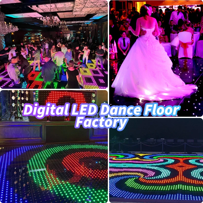 Led Interactive Dance Floor Screen Light Waterproof Portable Magnetic Digital for Sale