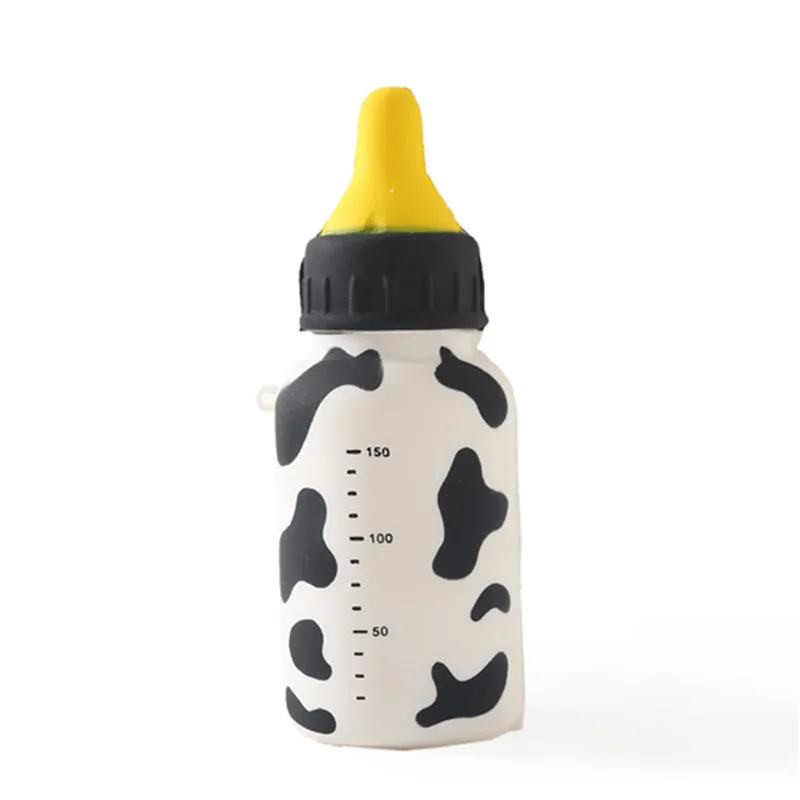 Squishies bottles kids gift manufacture new design cute customized toys milk box squishy squeeze toys