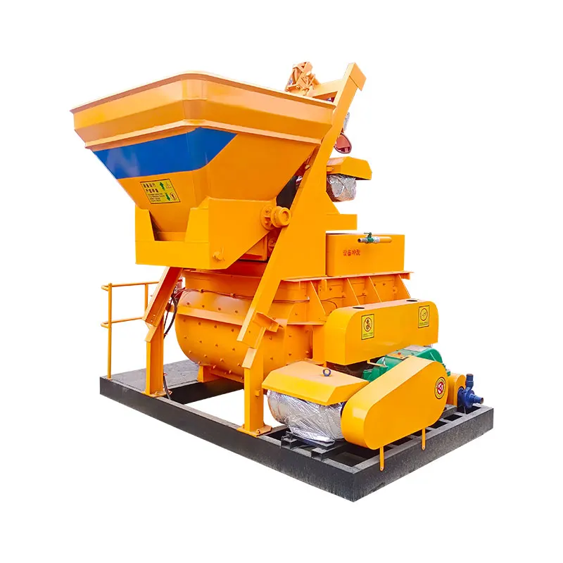 JS1500 double shaft concrete mixer horizontal cement concrete mixer