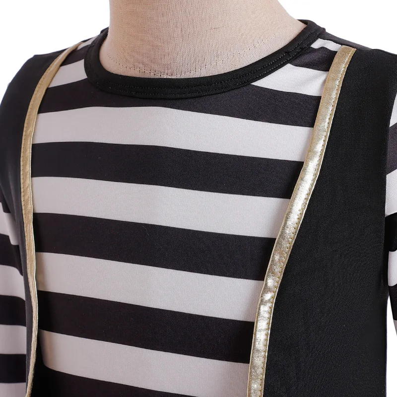 Children Pirate Costume Suit Toddlers Boys Halloween Carnival Cosplay Dress UP Outfits Hat+Eyepatch