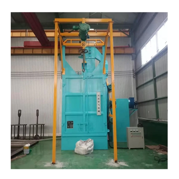 China Alibaba Supplier Q3720 series vertical shot blasting machine hanger shot blasting machine