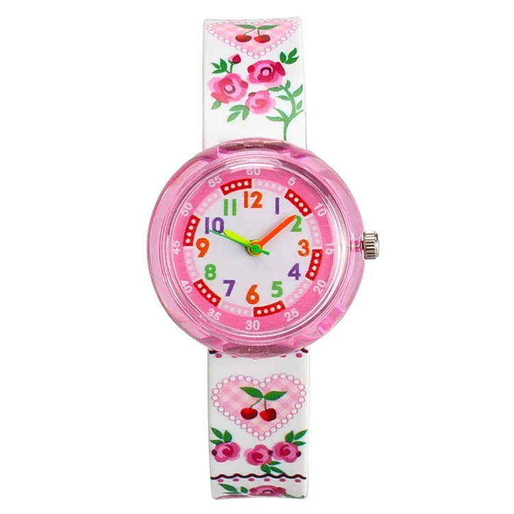 
Factory Supply Harajuku Animal Cartoon Pattern Quartz Fashion Hand Watch Kids Watches 