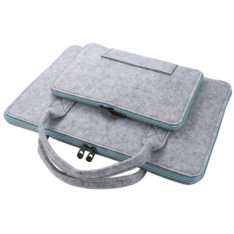 New Trendings Factory Custom felt computer bags laptop tote bag for women