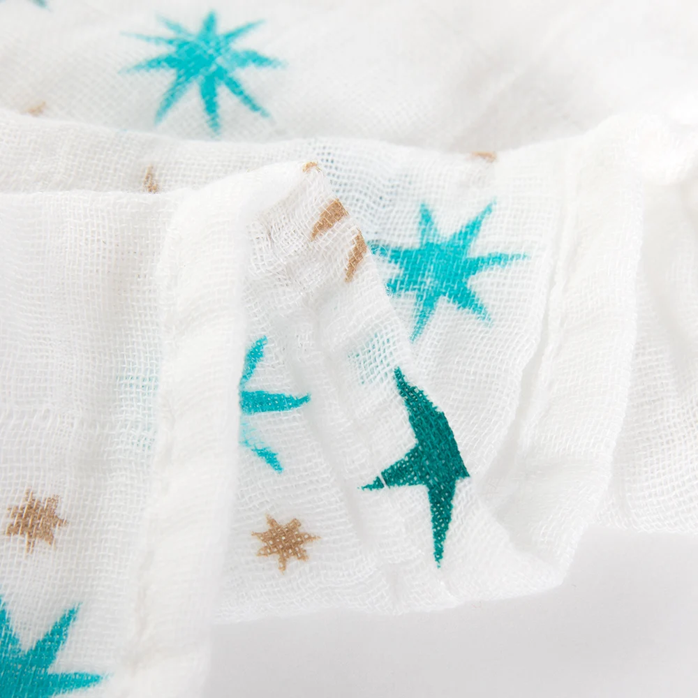 Hot Sale 100% Cotton Eco Friendly Fabric Soft Blanket Baby Muslin Swaddle Blankets