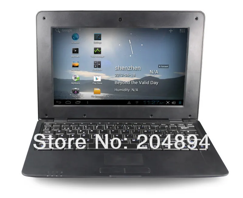Good 10.1inch mini Laptop VIA WM8880 1.5GHZ with camera and 2 USB port