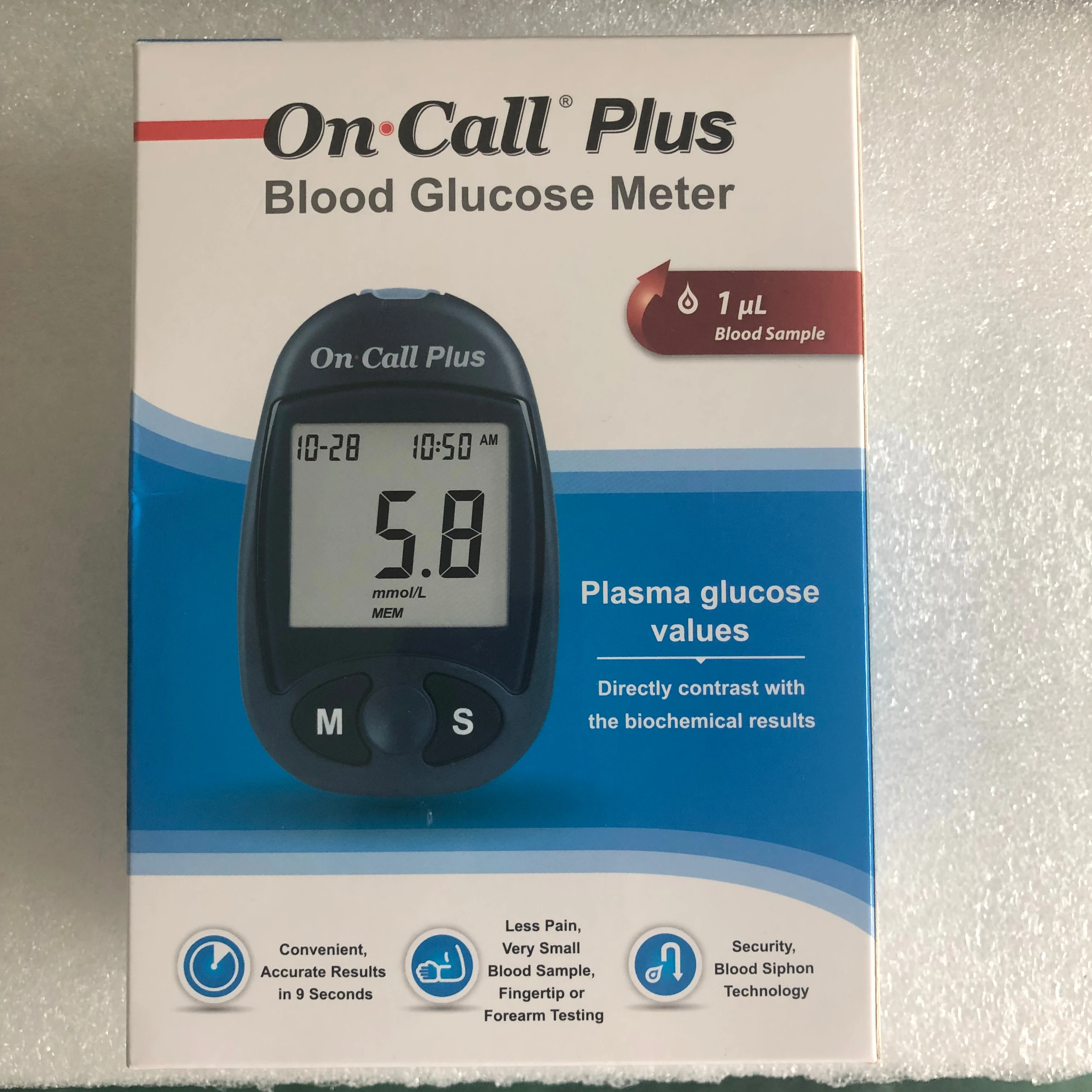 hot sale cheap price  blood glucose test  meter on call plus