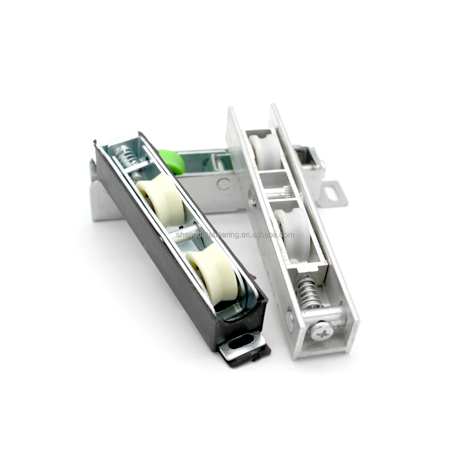 Furniture hardware Plastic Roller Wheel door window pulley Sliding wheel Aluminum Double roller